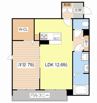 間取図 シャングリ・ラ　Ⅱ号館