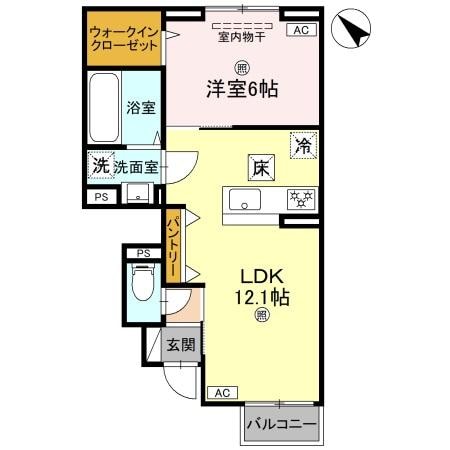 間取り図 claria萩（クラリア）