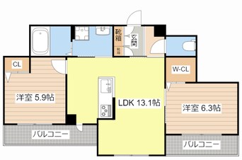 間取図 バージェ　ボカ