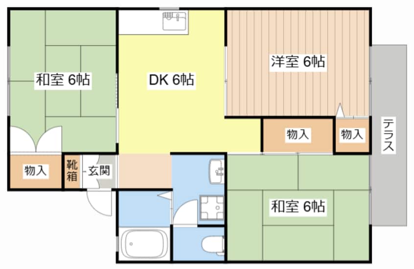 間取図 ボナールシャトーA