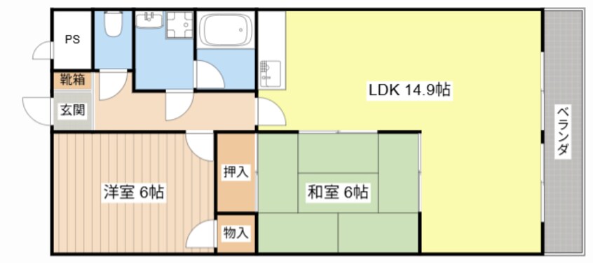 間取図 ヴィラジョイフル