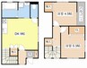 船町貸家 2DKの間取り