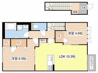 間取図 クレール