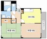 ＨＡＲＵ 2DKの間取り