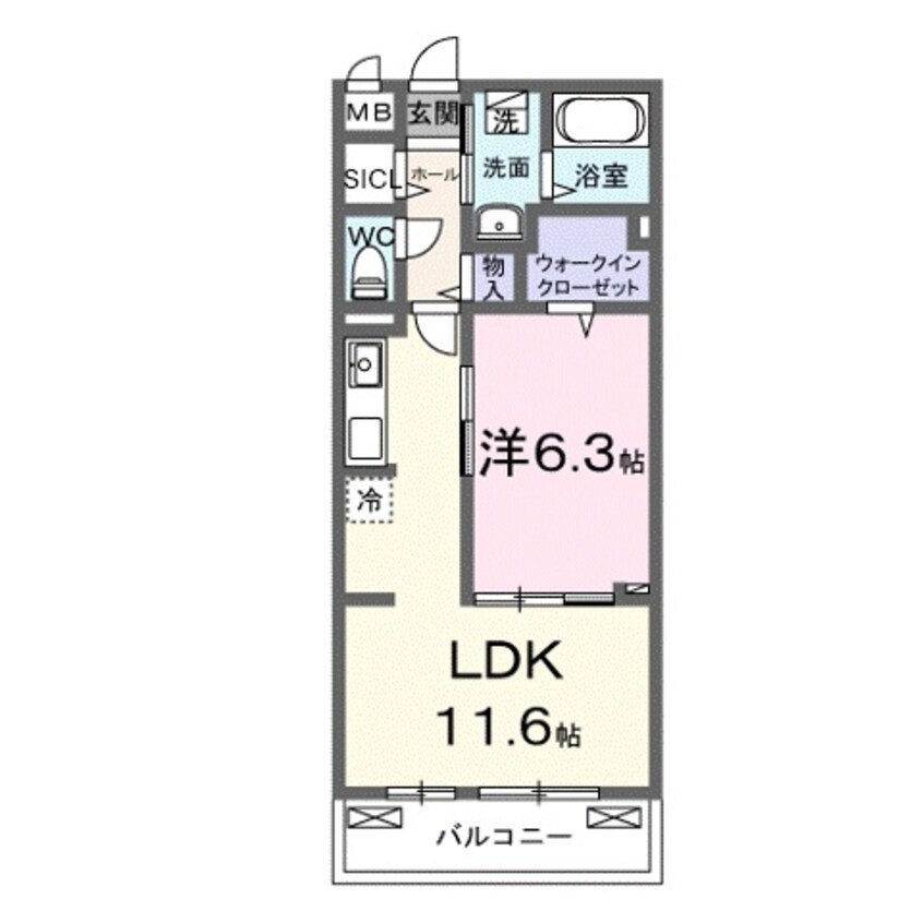 間取図 ノルド　フィウーメ
