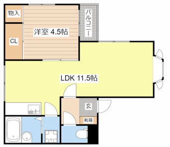 間取図 コーポユリ