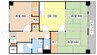 グリーン茨木 3DKの間取り