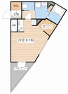 CASA＋a　OTSUKYO 1Rの間取り