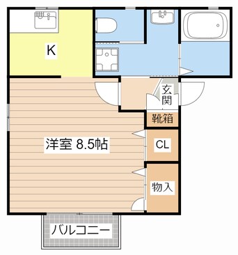 間取図 グラツィエ　平方