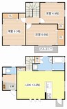 安清町　Ｓ邸　B棟 3LDKの間取り