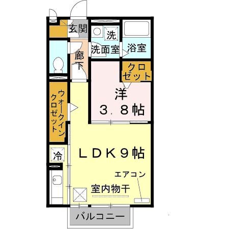 間取り図 レセンテ出町　A棟