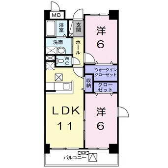 間取図 エスト　ヴィラージュ