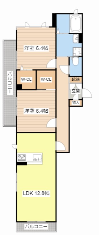 間取図 ノーブル　カンズ