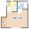 土山ヴィラ 1Rの間取り