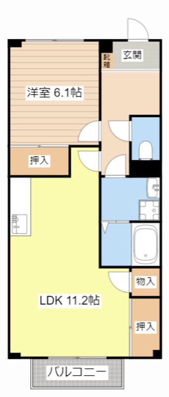 間取図 クレストビレッジⅢ