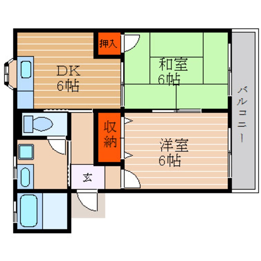 間取図 コーポミカ