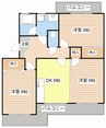 ハイエスト松栄2号館 3DKの間取り