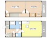 クレストステージⅠ 2DKの間取り