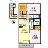 D-room Brlliant (ディールームブリリアント) 2LDKの間取り