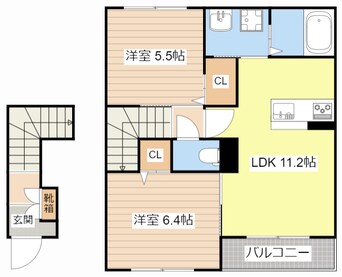 間取図 シャーメゾン　ヴィオレッタ