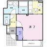 ルーステララ 1Kの間取り