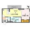 BRANSIA出町 1LDKの間取り