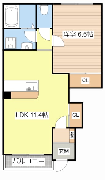 間取図 マミーユ