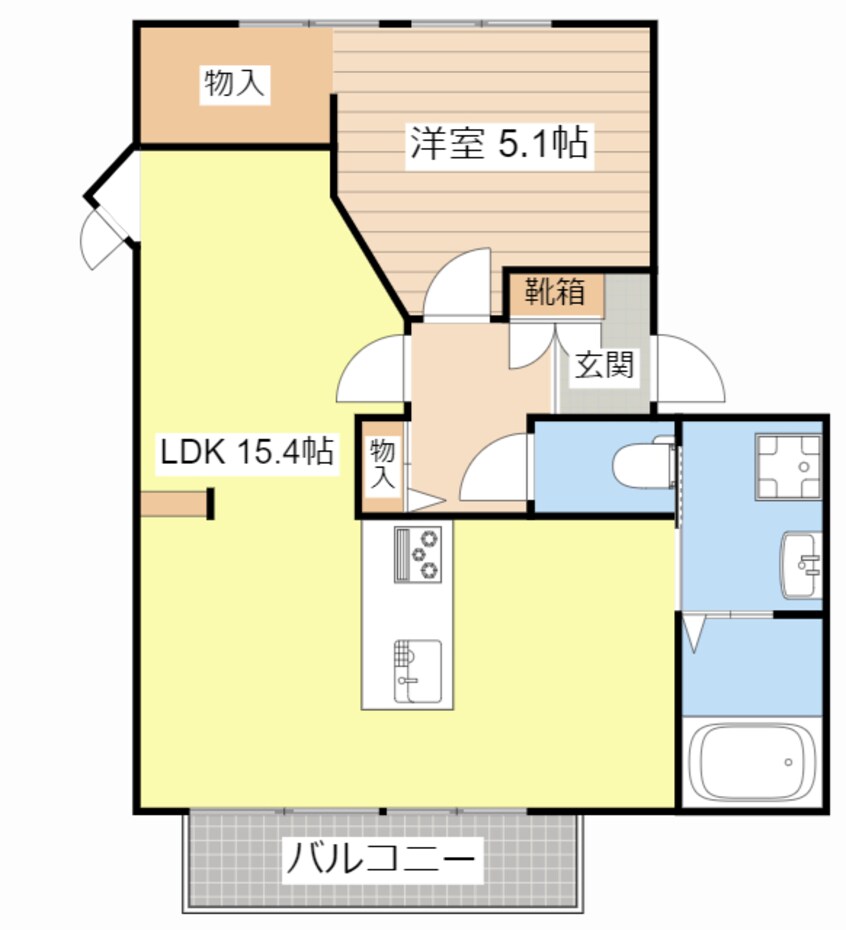 間取図 サンテラス長浜　七番館