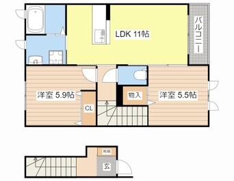 間取図 キャッスルズ・ノース