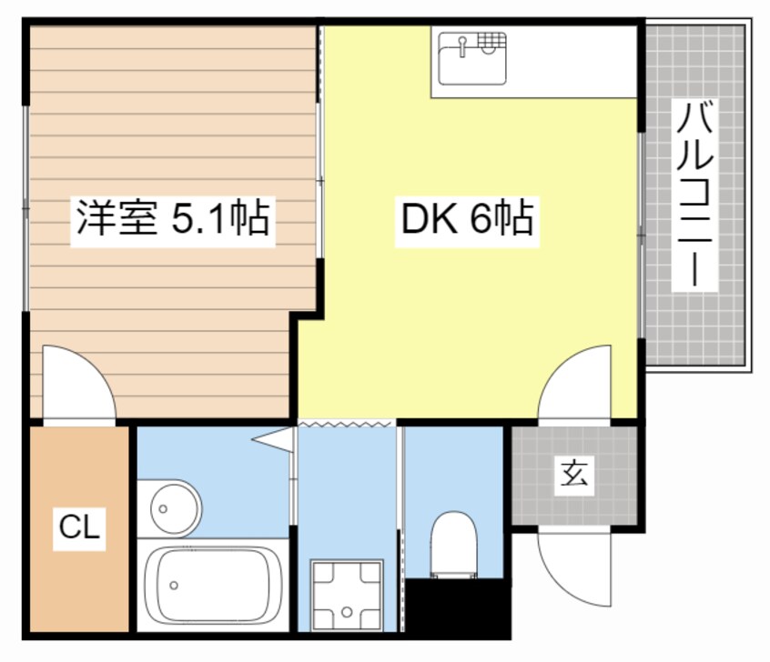 間取図 セイコーズマンション川崎