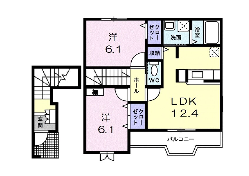 間取図 カーサグランデ