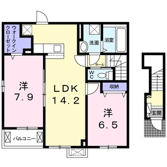 間取図 レイワ　コートⅡ