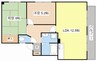 サンシティ北町屋 2LDKの間取り