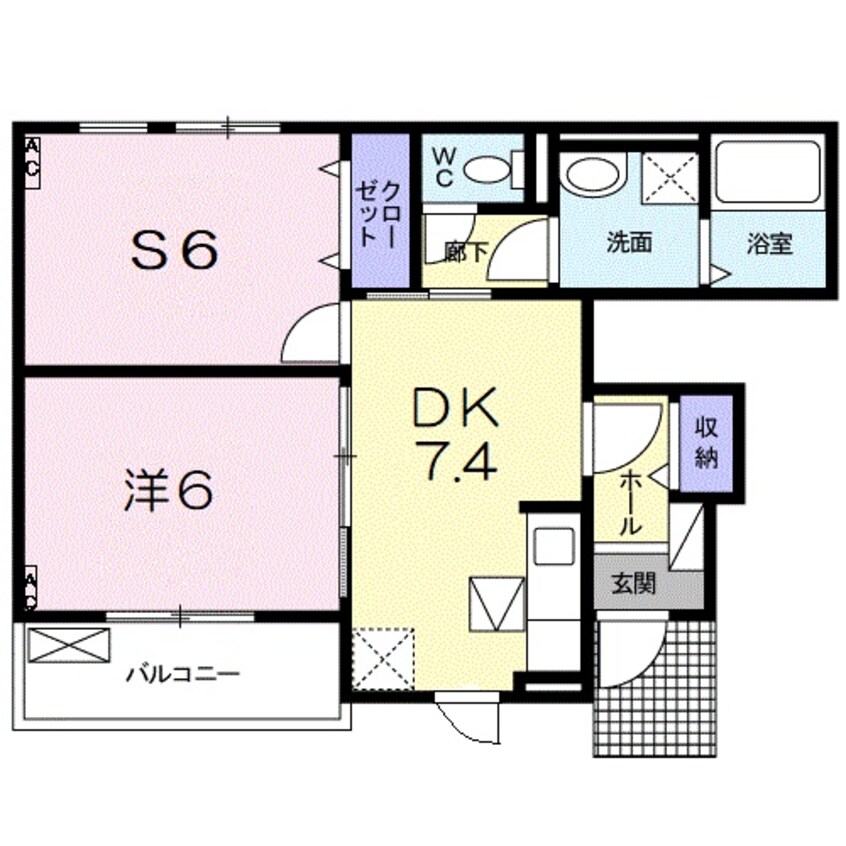 間取図 セレッソ　２０１３