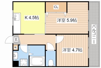 間取図 ゼフィールⅡ