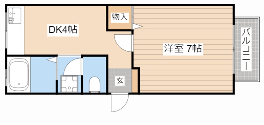 間取図 浅井西ハイツ