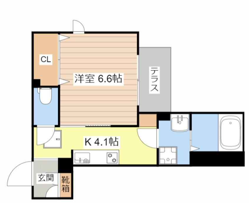 間取図 エアフォルク河原