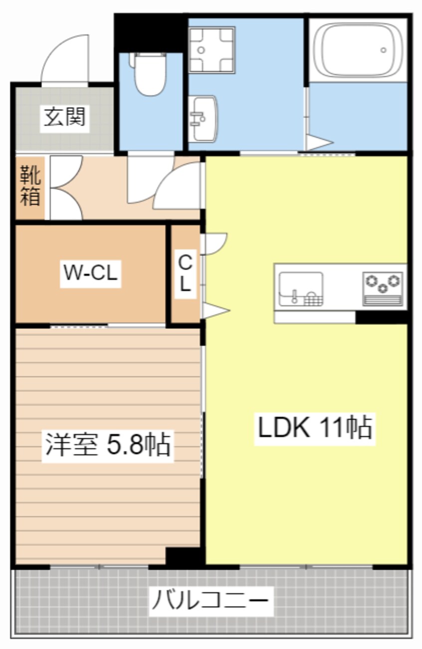 間取図 Ｔ　ｒｅｓｉｄｅｎｃｅ　宮司西町