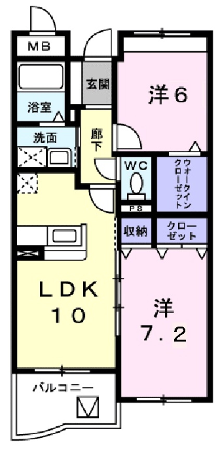 間取図 サニーヒル