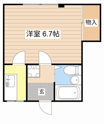 間取図 梅ノ木ハイツ
