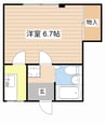 梅ノ木ハイツ 1Kの間取り