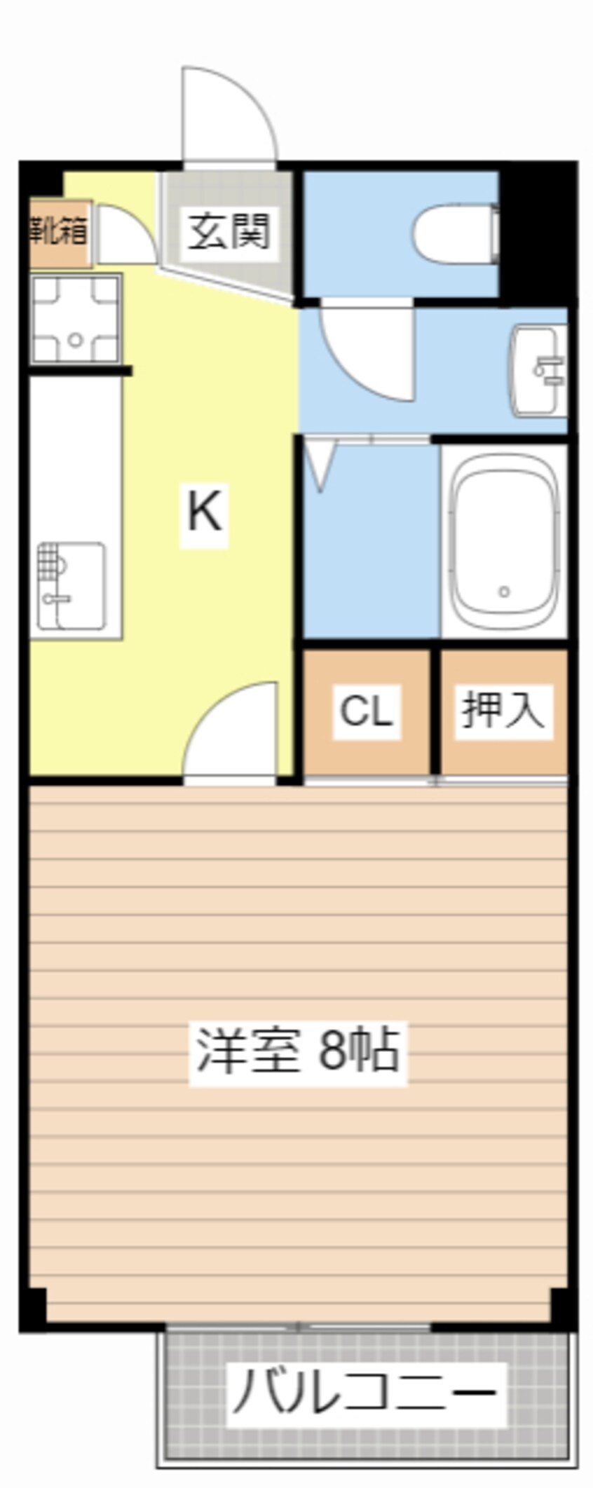 間取図 KATSU HEIGHTS参番館