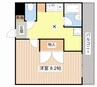 エスパシオ 1Kの間取り
