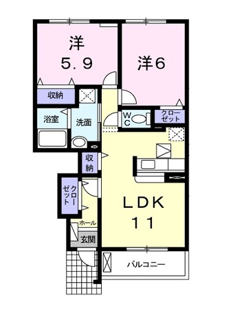 間取図 ソル・レヴェンテ　ウーノ