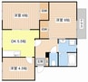 エスパシオ21 3DKの間取り