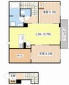 シャーメゾンＣＯＣＯ 2LDKの間取り
