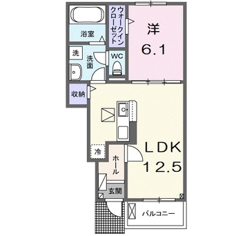 間取図 ラウンジカーサＫ