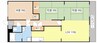 びわこマンション 3LDKの間取り