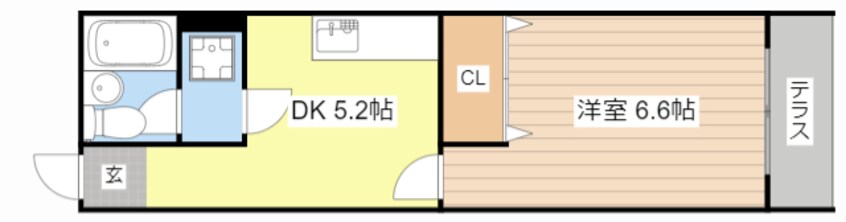 間取図 OSハイツ八幡