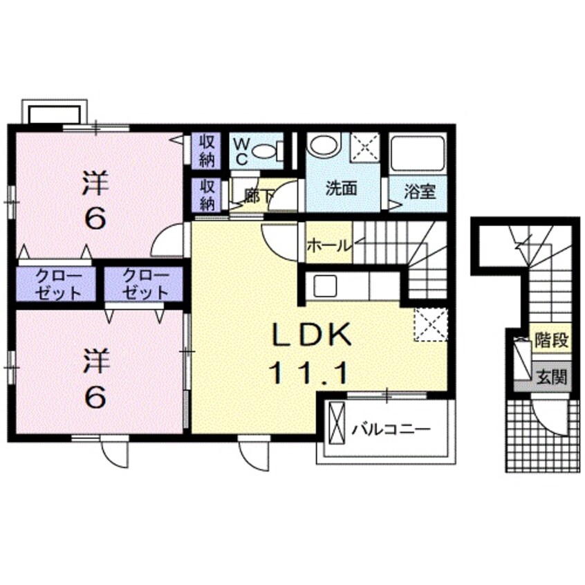 間取図 ビューティー・オアシス　Ⅱ